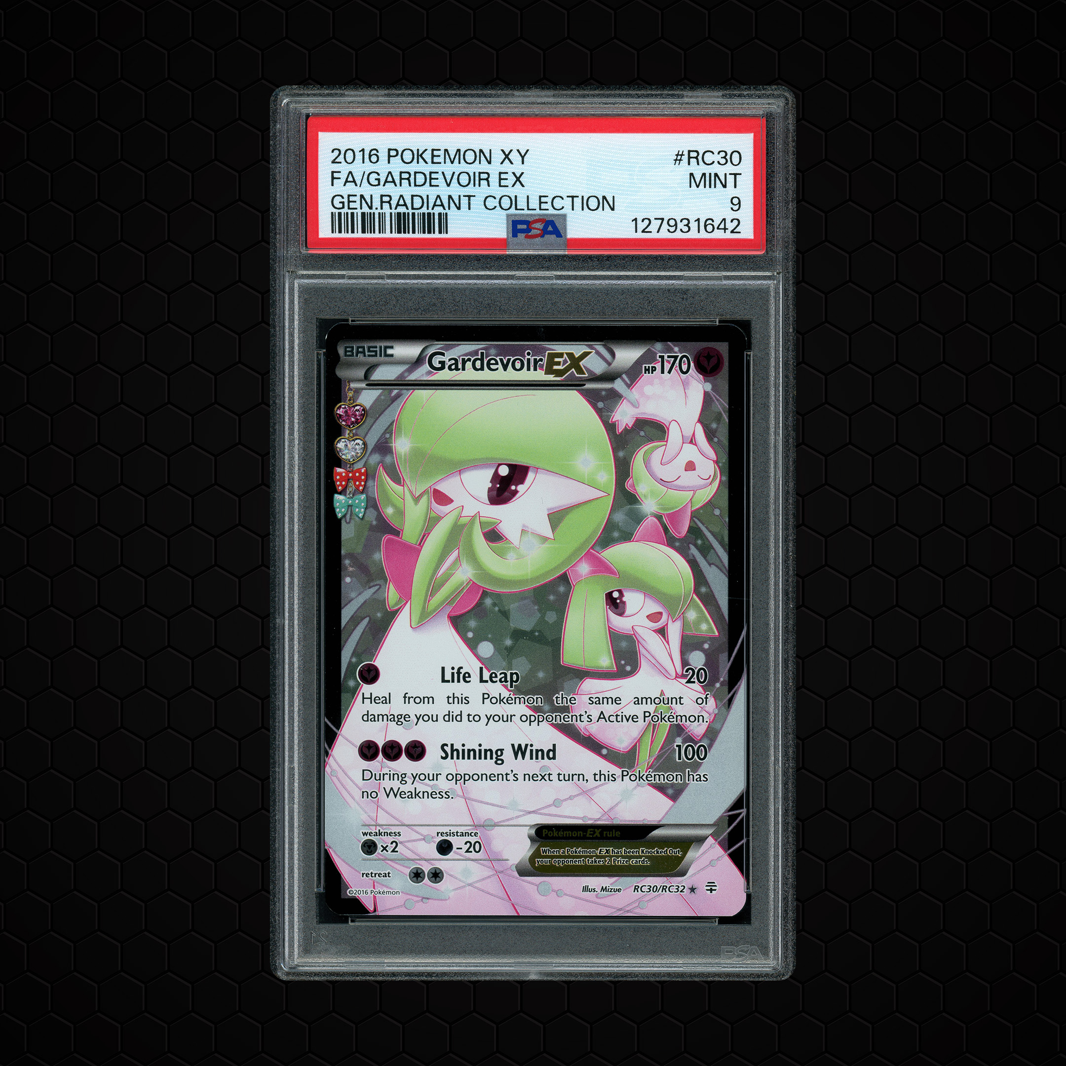 2016 Generations Radiant Collection Gardevoir EX #RC30 PSA 9