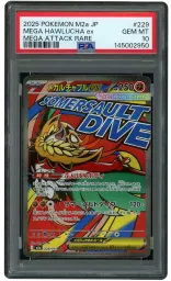 2025 Japanese Mega Dream EX Mega Hawlucha EX #229 PSA 10 on Beezie.