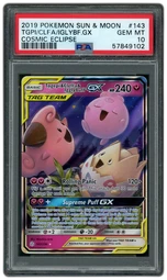 2019 Cosmic Eclipse Togepi & Cleffa & Igglybuff #143 PSA 10 on Beezie.