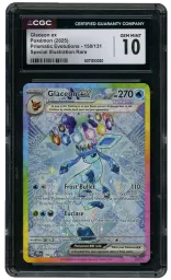 2025 Prismatic Evolutions Glaceon EX #150 CGC 10 on Beezie.