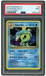 2016 Evolutions Gyarados #34 PSA 9 on Beezie.