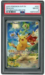 2023 Black Star Promo Pikachu #27 PSA 8 on Beezie.