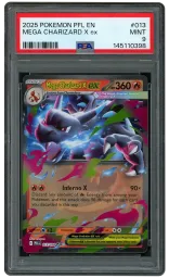 2025 Phantasmal Flames Mega Charizard X EX #13 PSA 9 on Beezie.