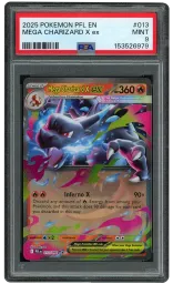 2025 Phantasmal Flames Mega Charizard X EX #13 PSA 9 on Beezie.