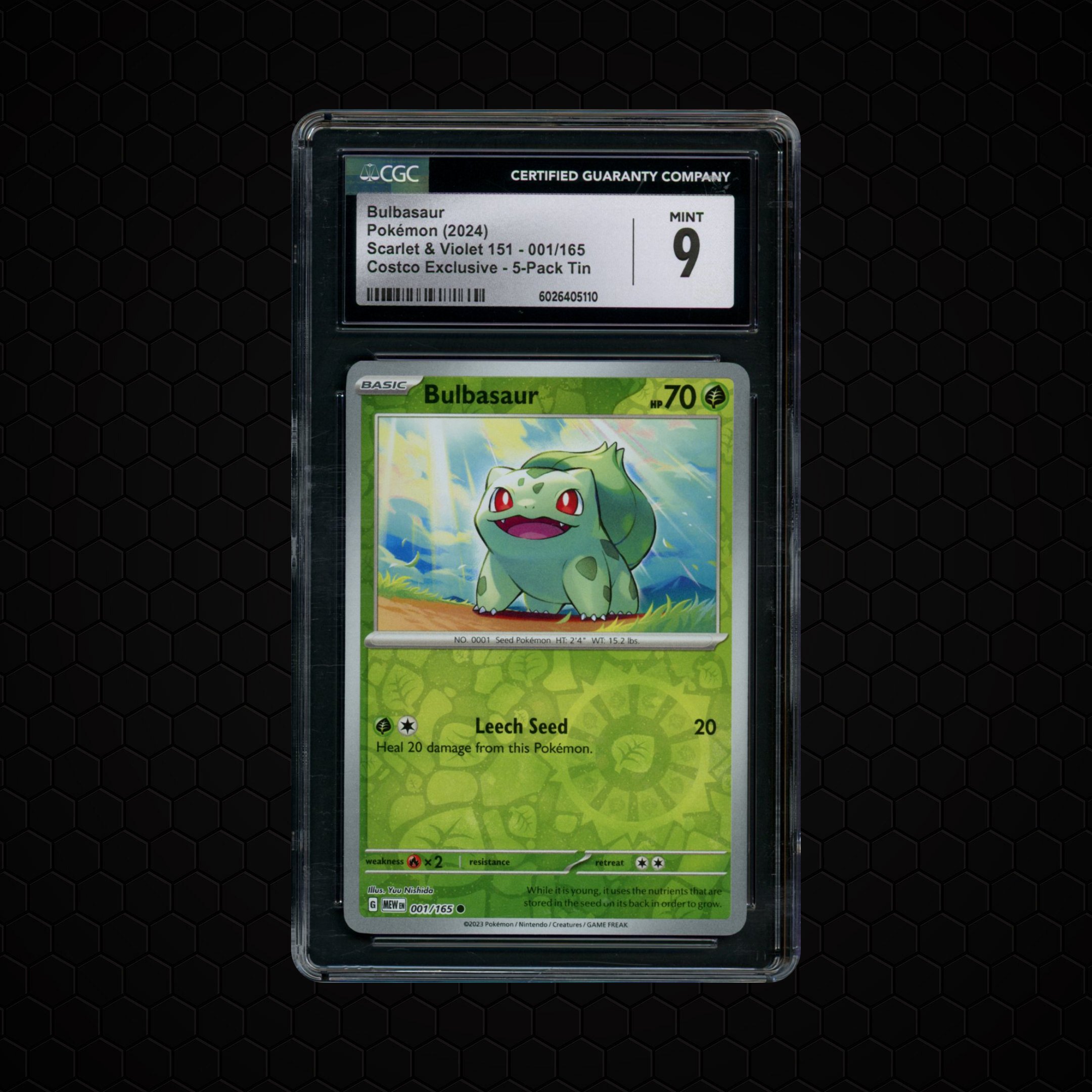 2024 Scarlet & Violet 151 Bulbasaur #1 CGC 9