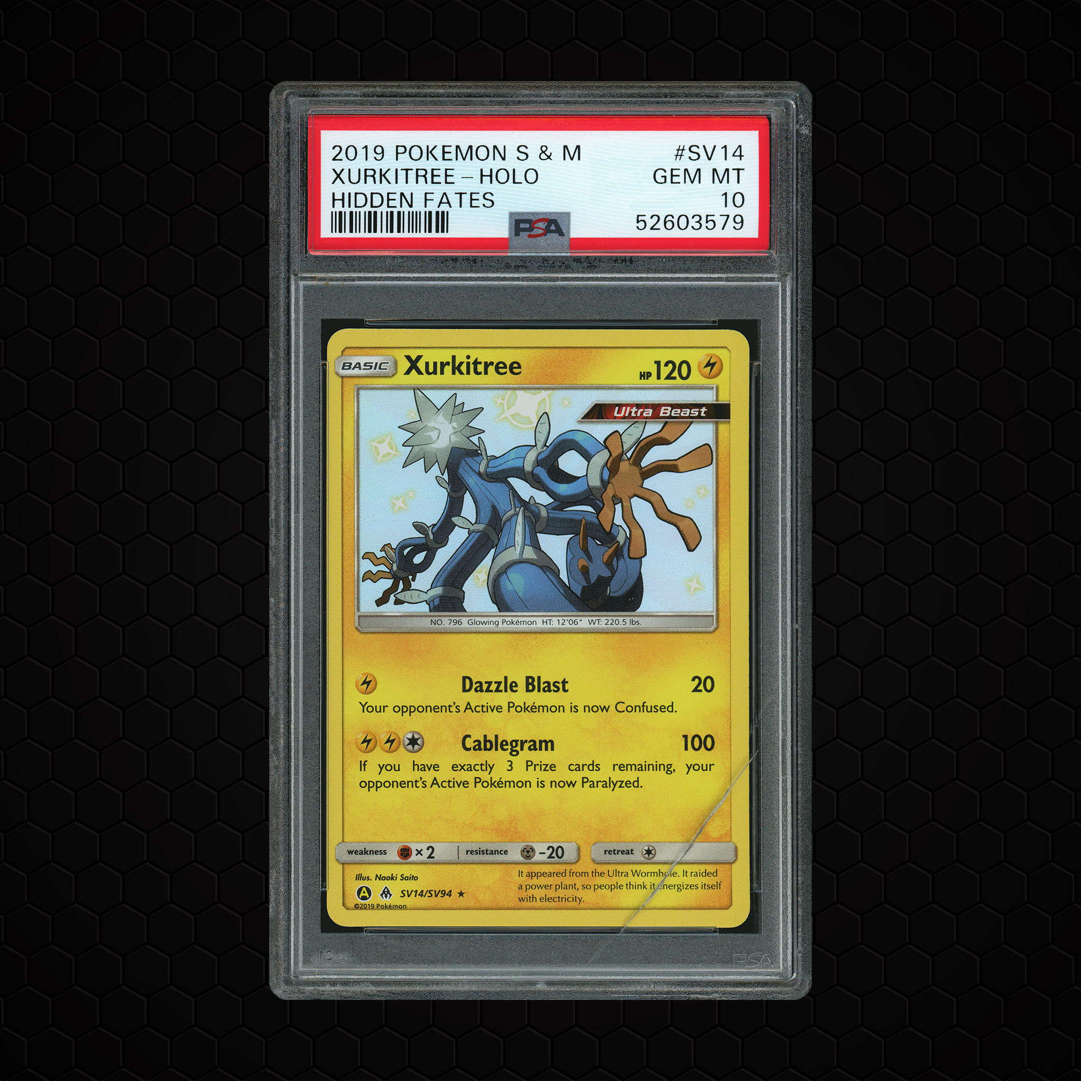 2019 Hidden Fates Xurkitree #SV14 PSA 10