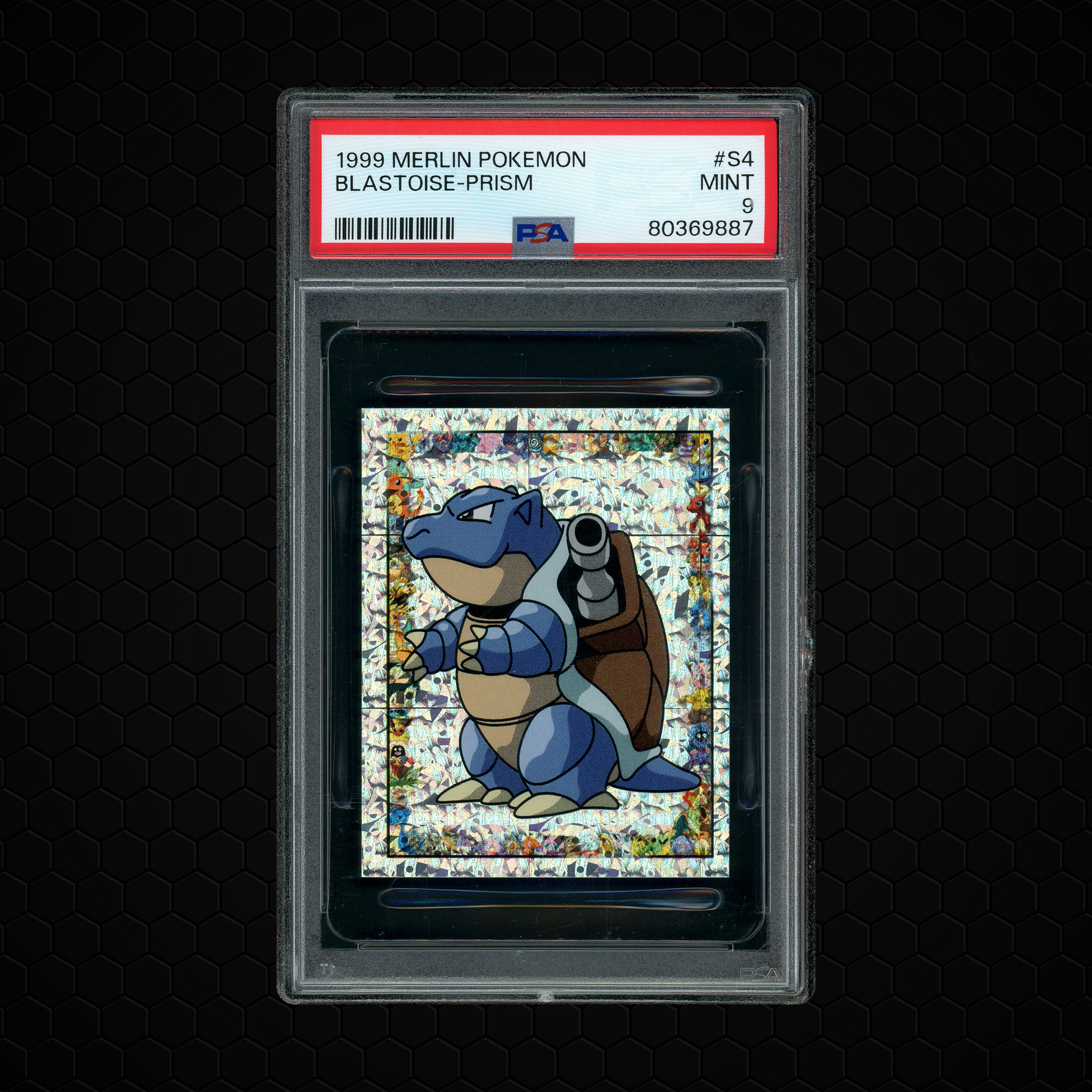 1999 Merlin Pokemon Blastoise #S4 PSA 9