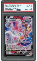 2022 Brilliant Stars Sylveon VMAX #TG15 PSA 10 on Beezie.