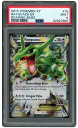 2015 Roaring Skies Rayquaza EX #75 PSA 9