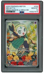 2025 Black Star Promo Meloetta #26 PSA 10 on Beezie.