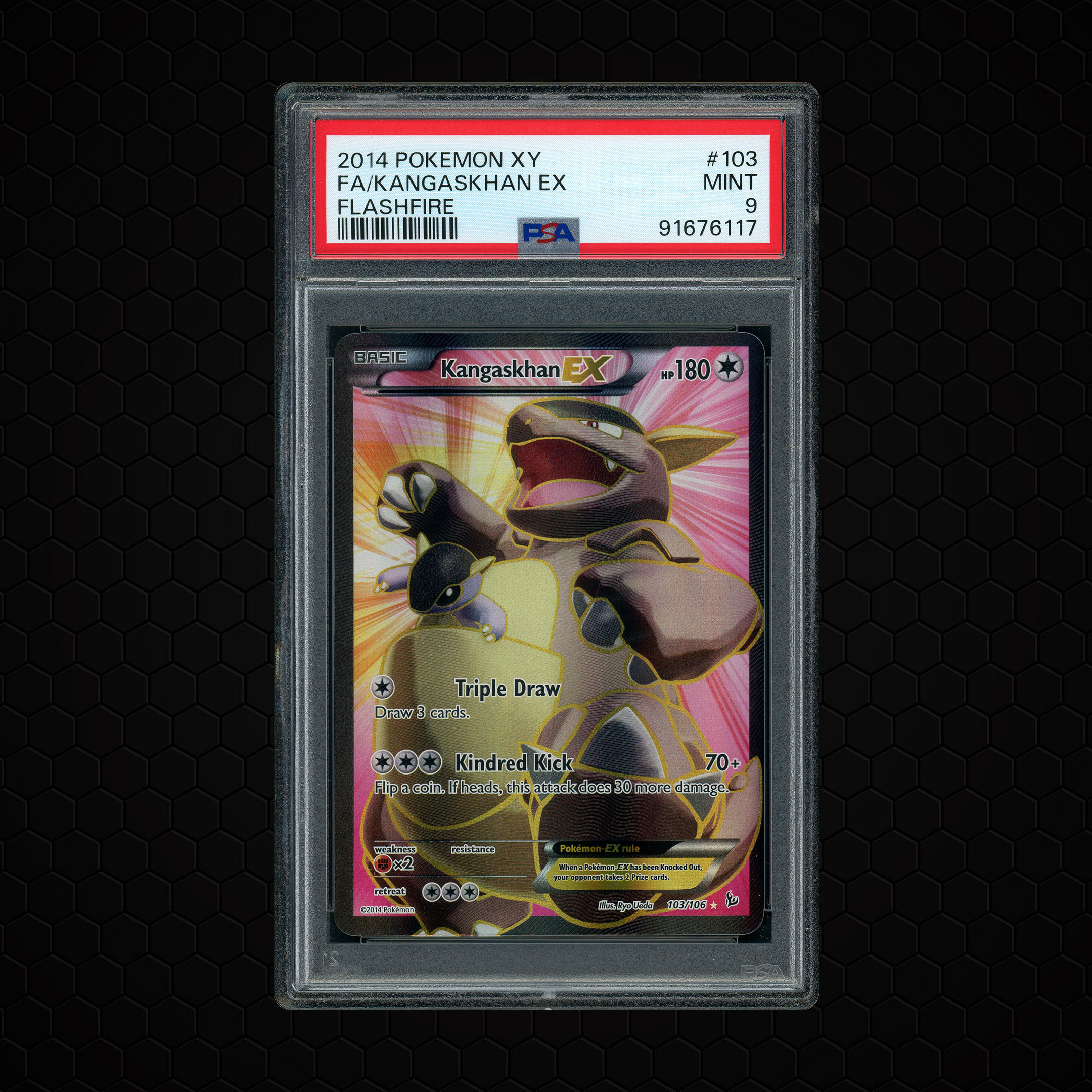 2014 Flashfire Kangaskhan EX #103 PSA 9