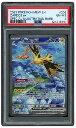 2023 Pokemon 151 Zapdos EX #202 PSA 8 on Beezie.