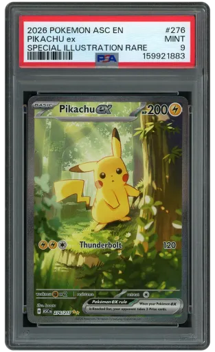 2026 Ascended Heroes Pikachu EX #276 PSA 9