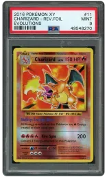 2016 Evolutions Charizard #11 PSA 9