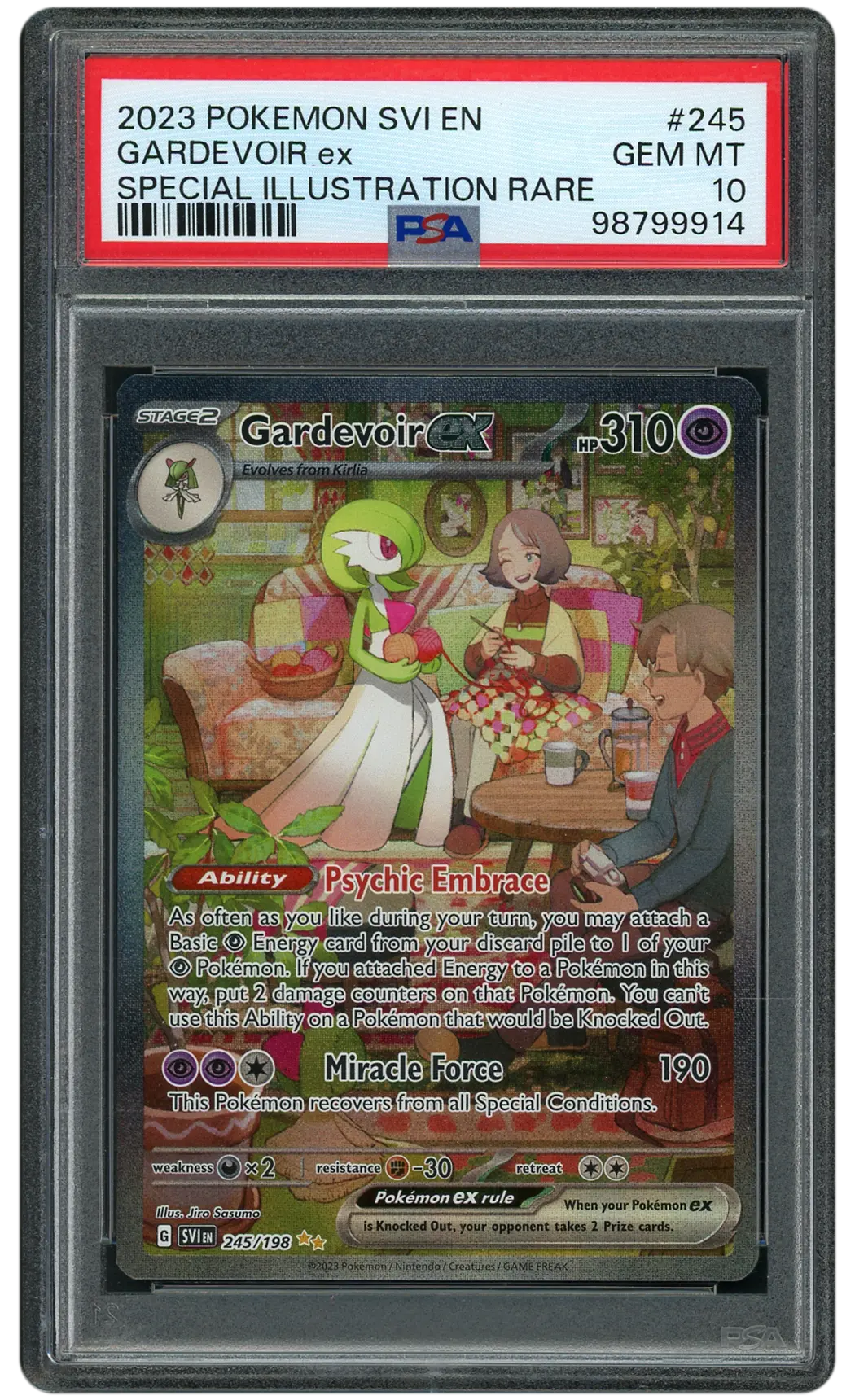 2023 Pokemon 151 Gardevoir EX #245 PSA 10