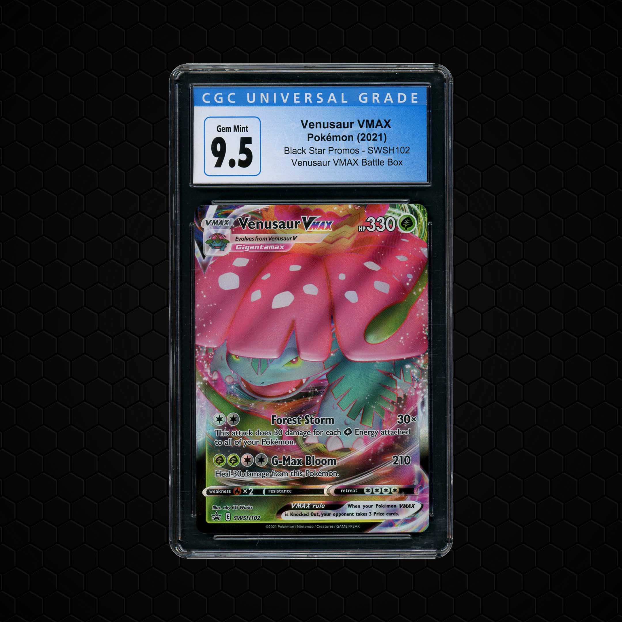 2021 Black Star Promo Venusaur VMAX #SWSH102 CGC 9.5