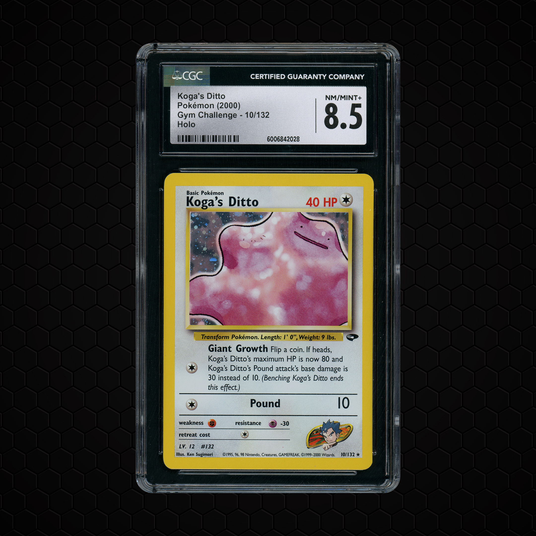 2000 Gym Challenge Koga's Ditto #10 CGC 8.5