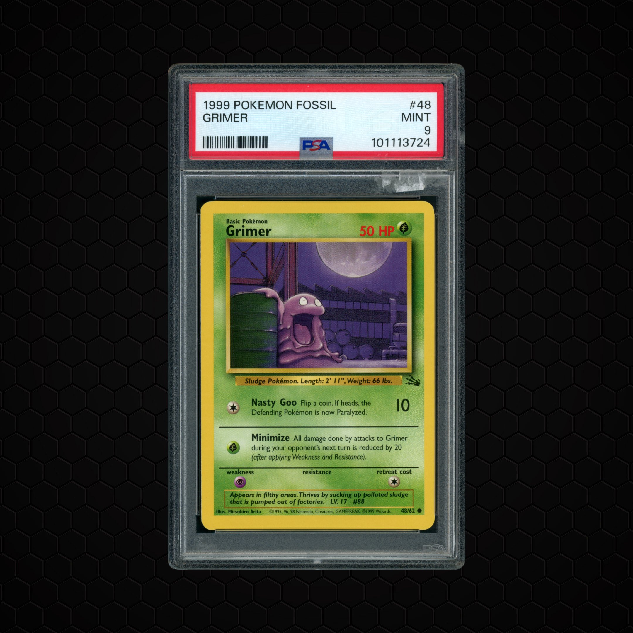 1999 Fossil Grimer #48 PSA 9