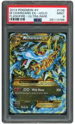 2014 XY Flashfire M Charizard EX #108 PSA 9 on Beezie.