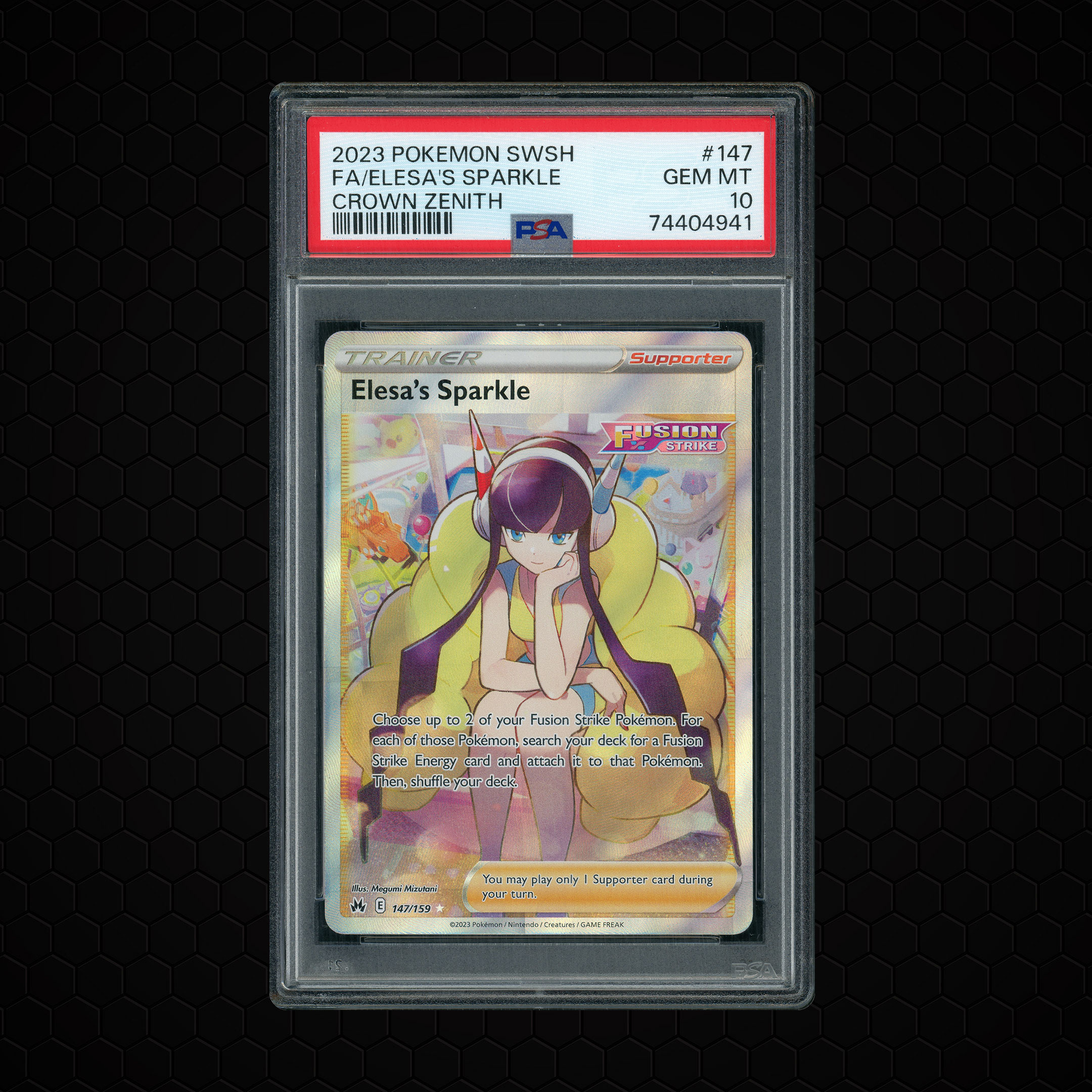 2023 Crown Zenith Elesa's Sparkle #147 PSA 10