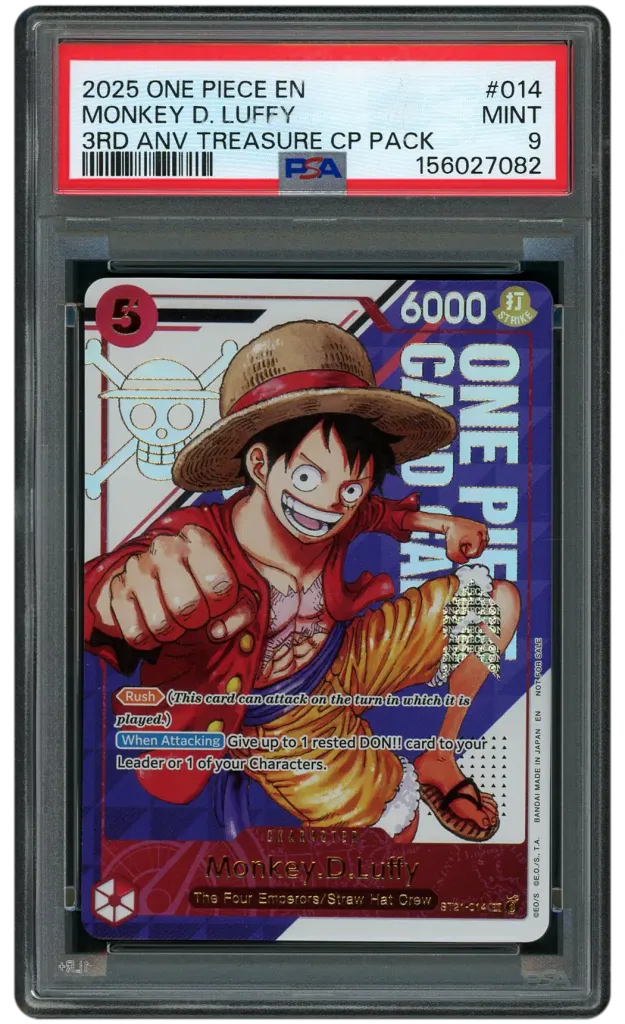 2025 3rd Anniversary Treasure Campaign Pack Monkey D. Luffy #ST21