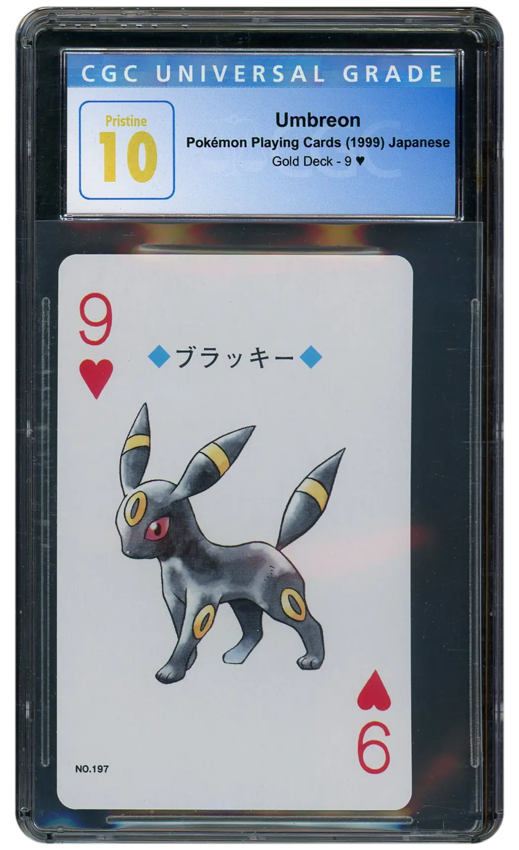 1999 Japanese Playing Cards Umbreon #197 CGC 10