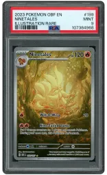2023 Obsidian Flames Ninetales #199 PSA 9 on Beezie.