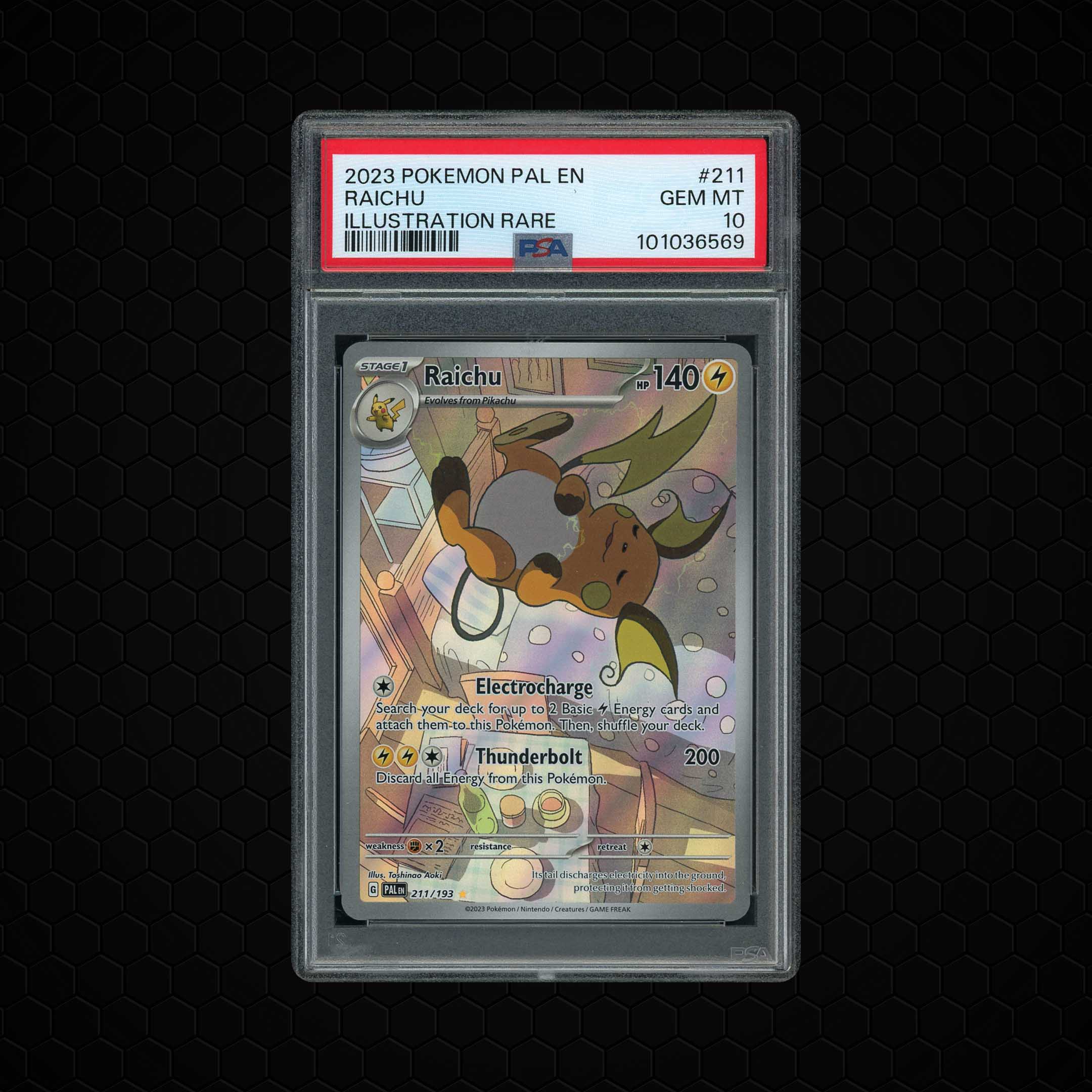2023 Paldea Evolved Raichu #211 PSA 10