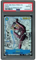 2025 The Best Vol. 2 Manga Alt. Art Sanji #OP06-119 PSA 10 on Beezie.