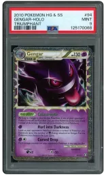 2010 Triumphant Gengar #94 PSA 9 on Beezie.
