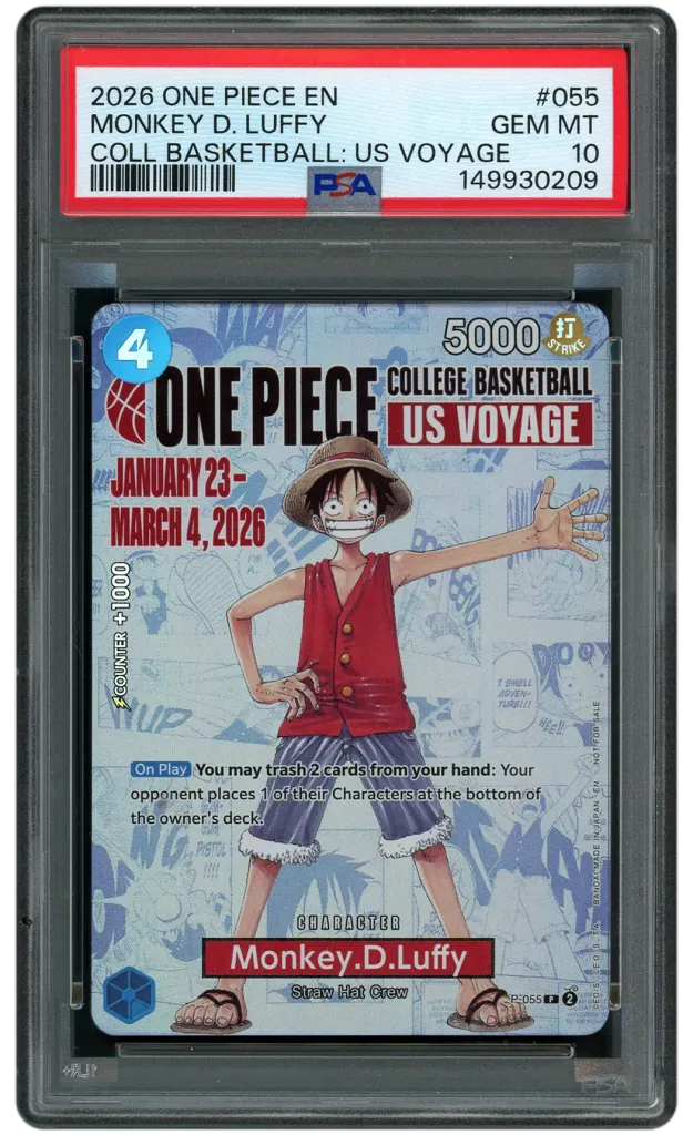 2026 Promo Monkey D. Luffy #P-055 PSA 10 - 18155