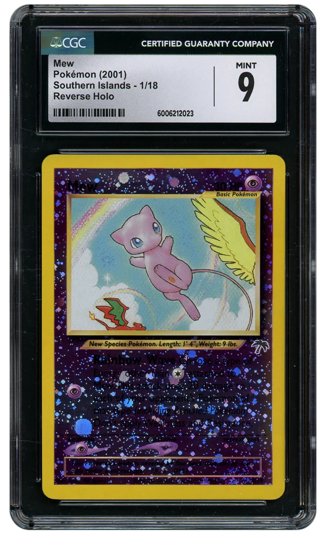 2001 Southern Islands Mew #1 CGC 9