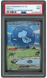 2024 Paldean Fates Mew EX #232 PSA 9 on Beezie.