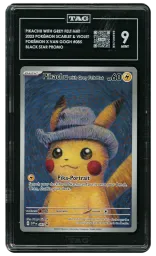 2023 Pikachu with Grey Felt Hat #85 TAG 9 on Beezie.
