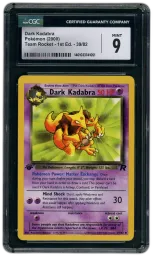 2000 Team Rocket 1st Edition Dark Kadabra #39 CGC 9 on Beezie.