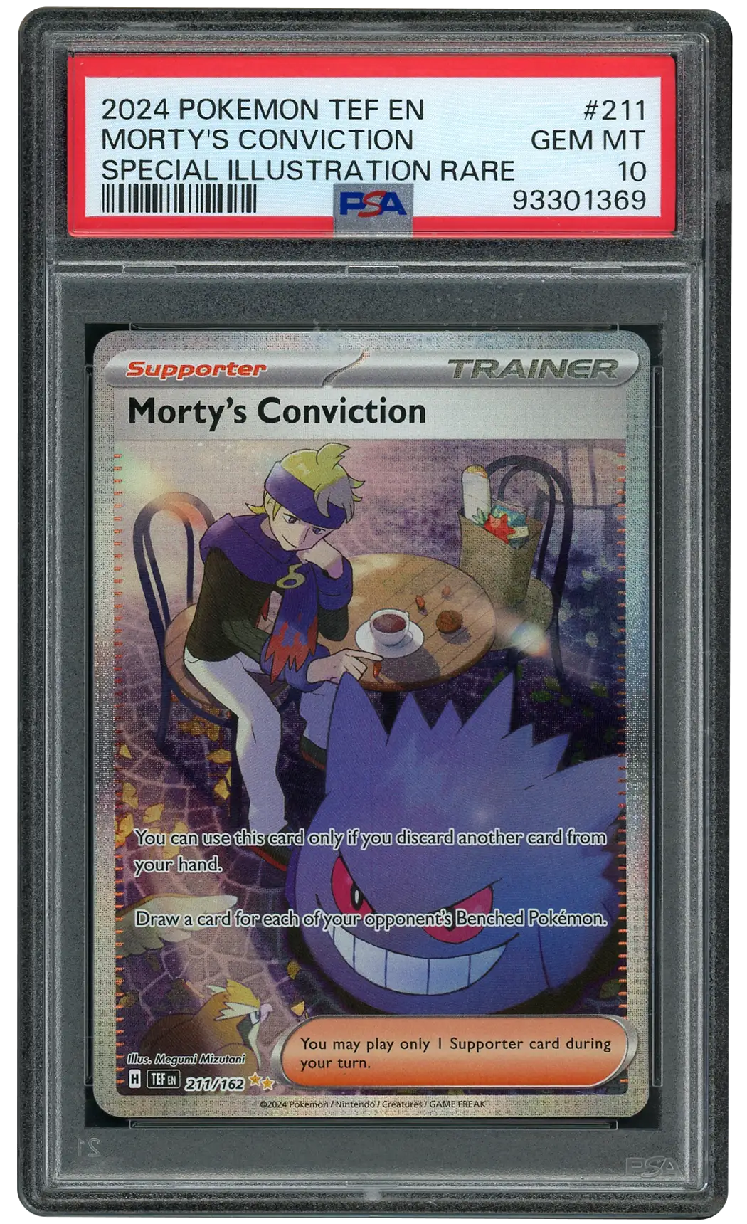 2024 Temporal Forces Morty's Conviction #211 PSA 10