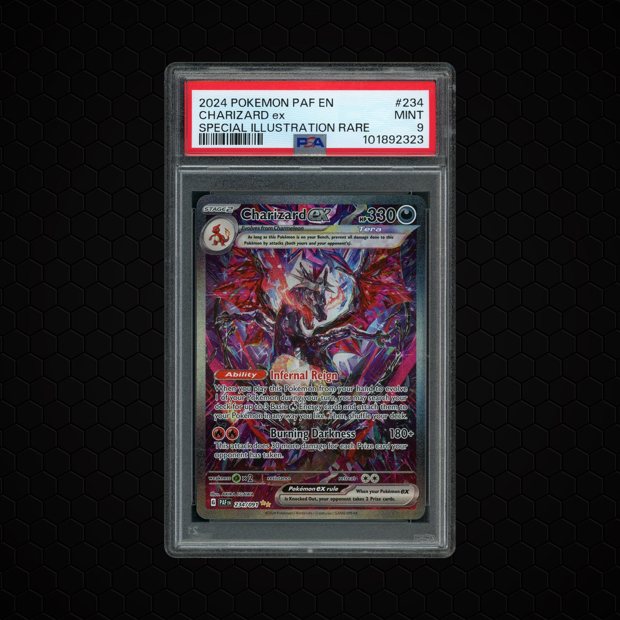 2024 Paldean Fates Charizard ex #234 PSA 9