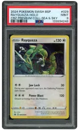 2024 Black Star Promo Rayquaza #29 PSA 9 on Beezie.