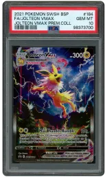 2021 Black Star Promo Jolteon VMAX #184 PSA 10 on Beezie.