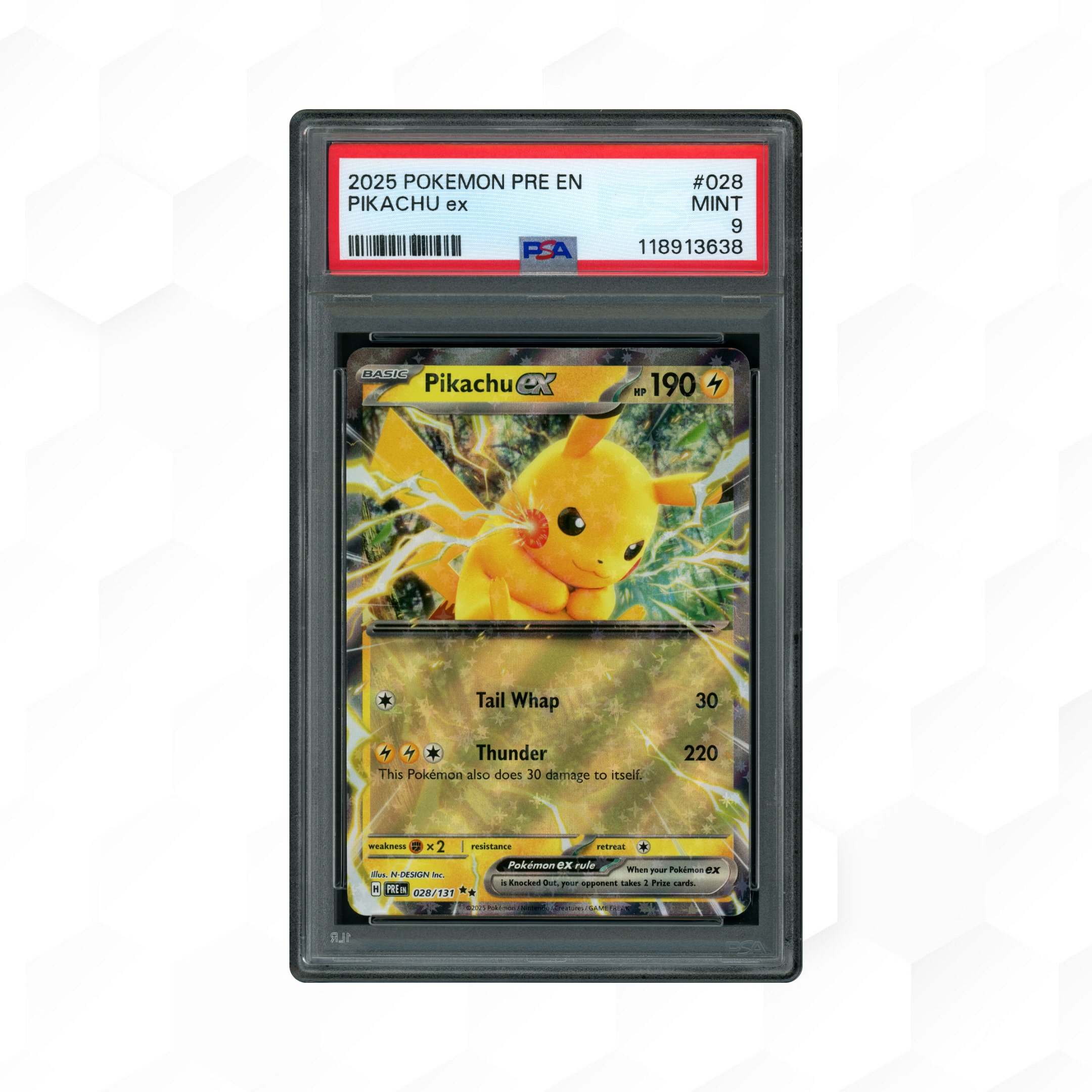 2026 Ascended Heroes Pikachu EX #276 PSA 9 - 17723