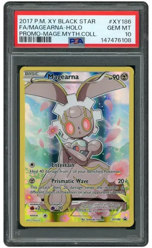 2017 Black Star Promo Magearna #XY186 PSA 10