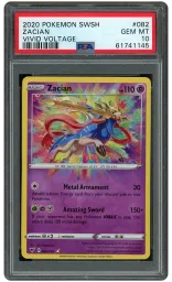 2020 Vivid Voltage Zacian #82 PSA 10 on Beezie.
