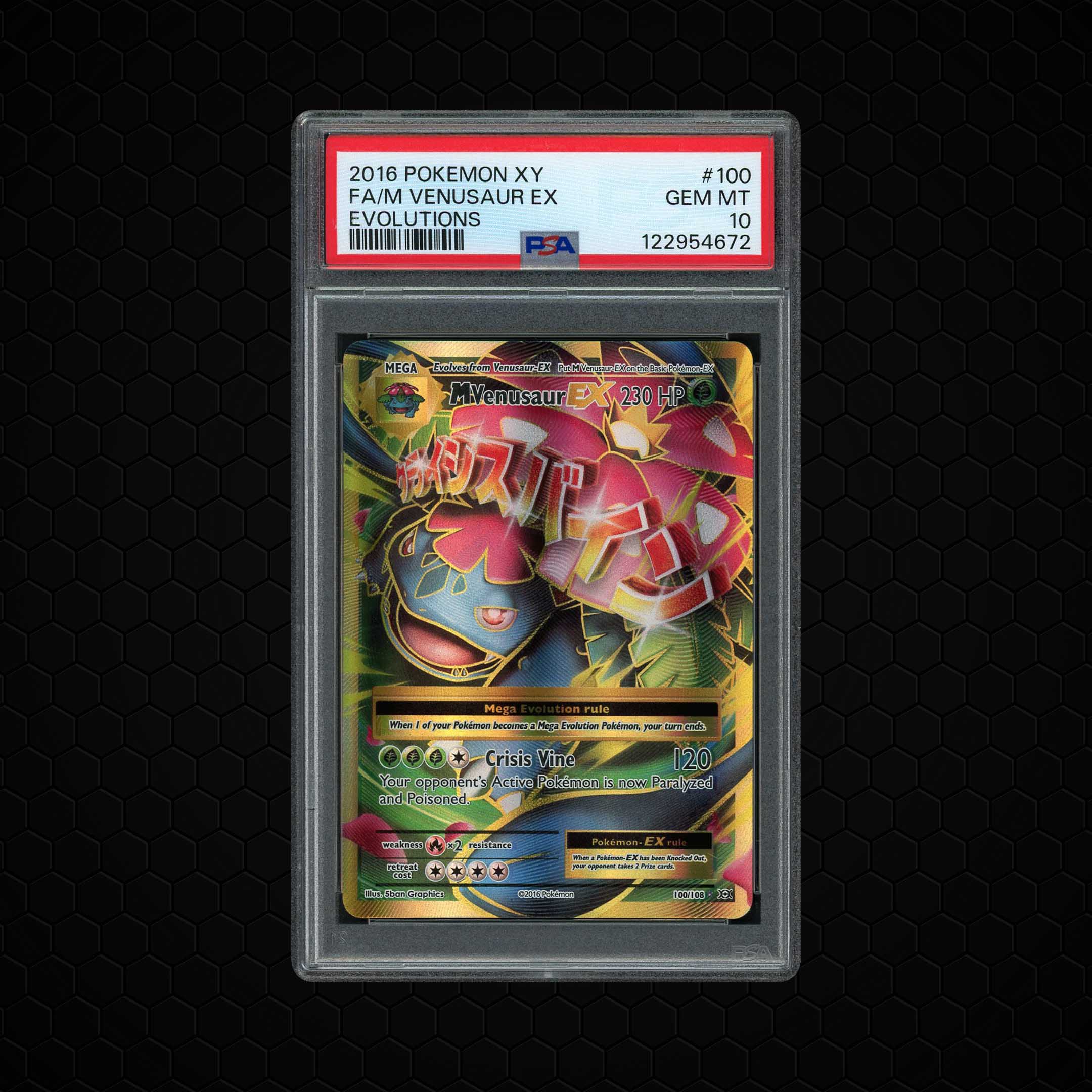 2016 Evolutions M Venusaur EX #100 PSA 10