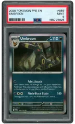 2025 Prismatic Evolutions Umbreon #59 PSA 9 on Beezie.