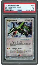 2003 EX Dragon Rayquaza EX #97 PSA 3 on Beezie.