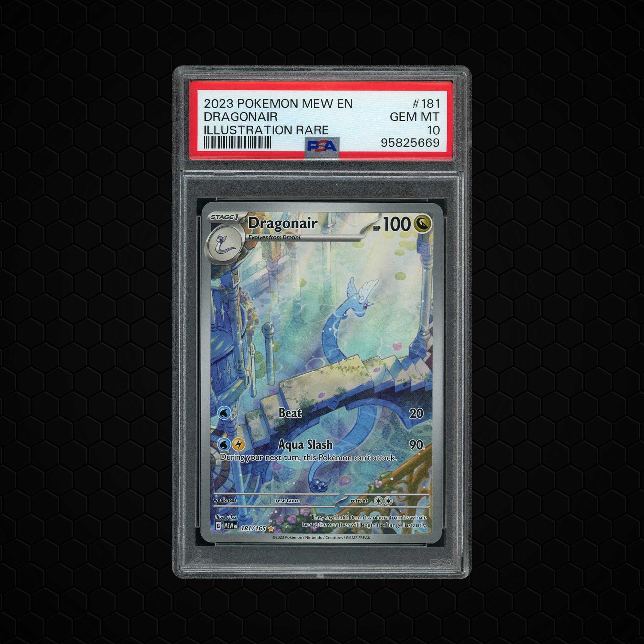 2023 Pokemon 151 Dragonair #181 PSA 10