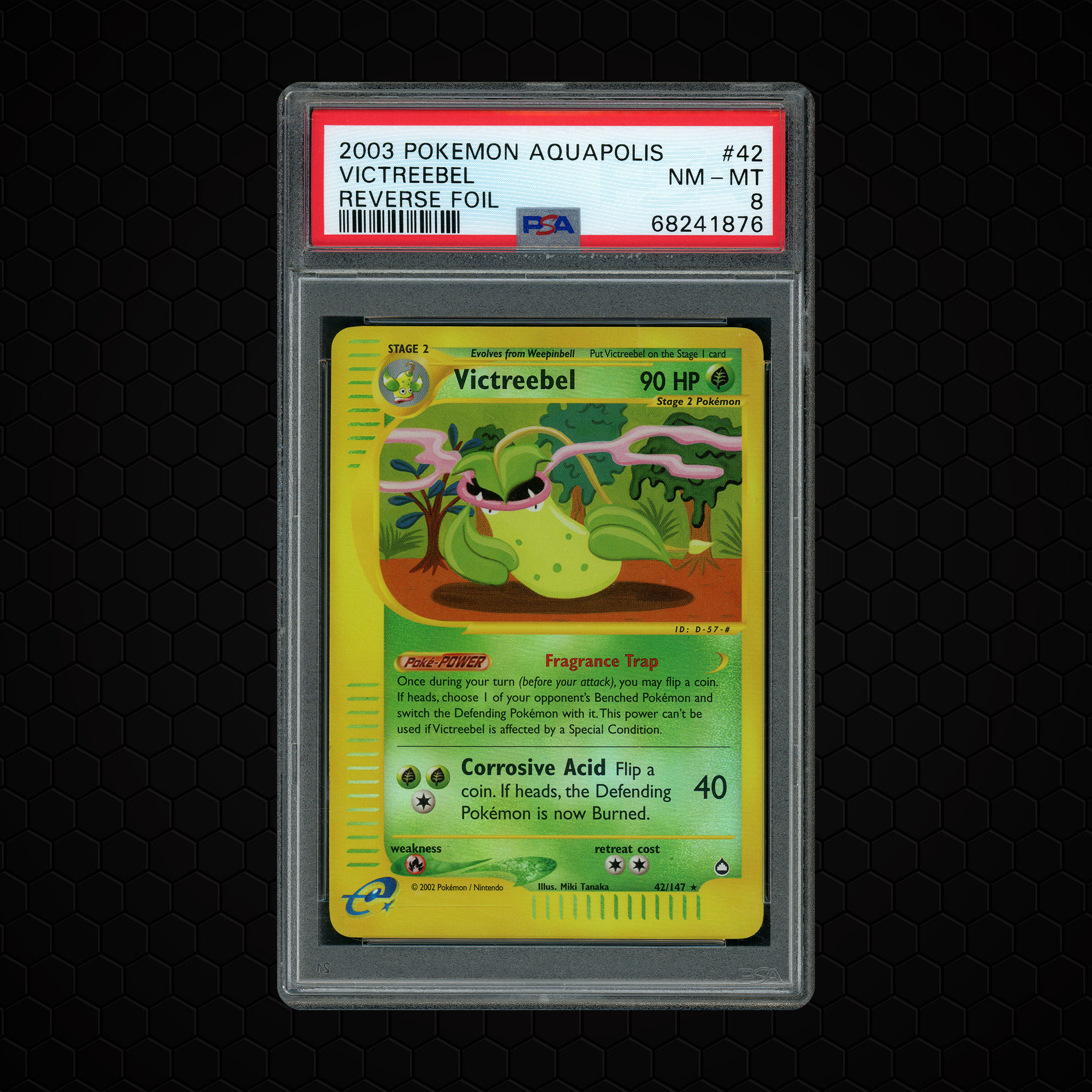 2003 Aquapolis Victreebel #42 PSA 8