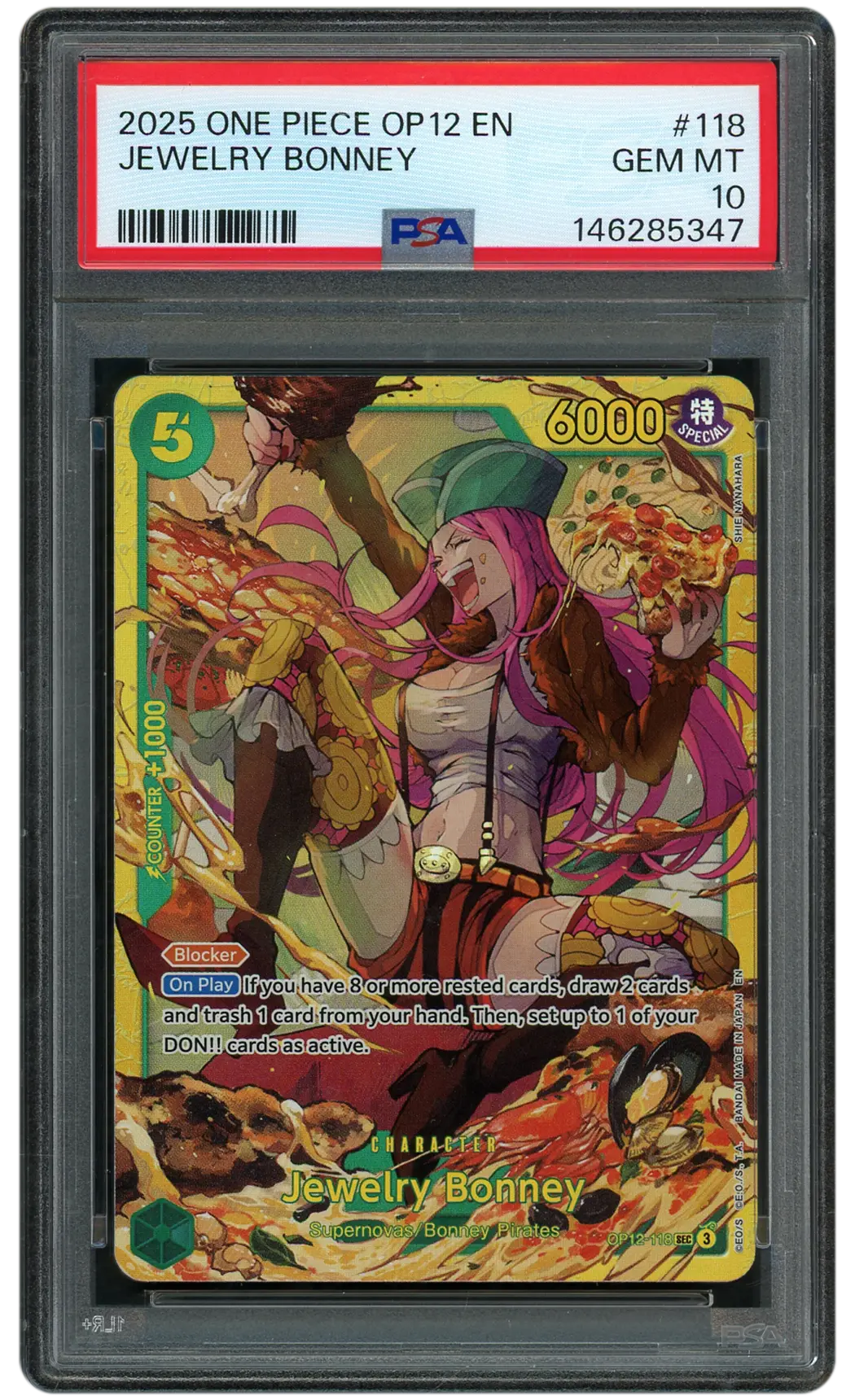 2025 Legacy of the Master Jewelry Bonney #OP12-118 PSA 10