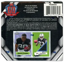 2015 Topps Chrome Football Mega Box on Beezie.