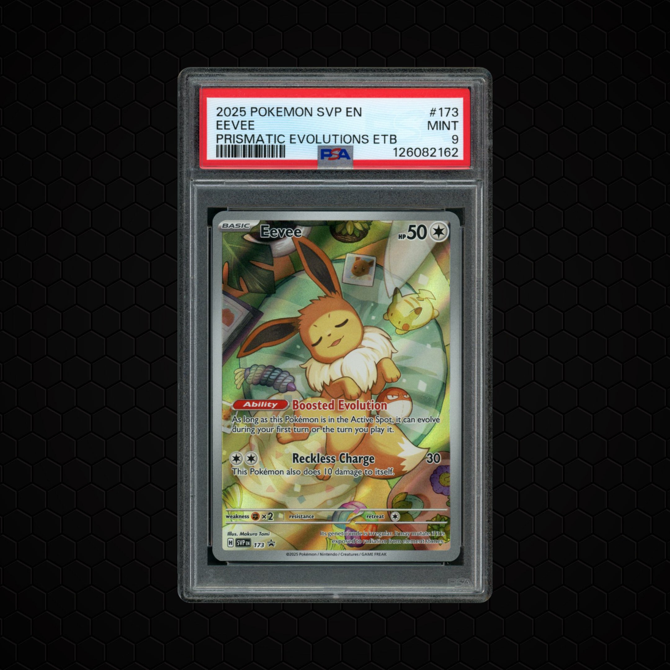 2025 Black Star Promo Eevee #173 PSA 9